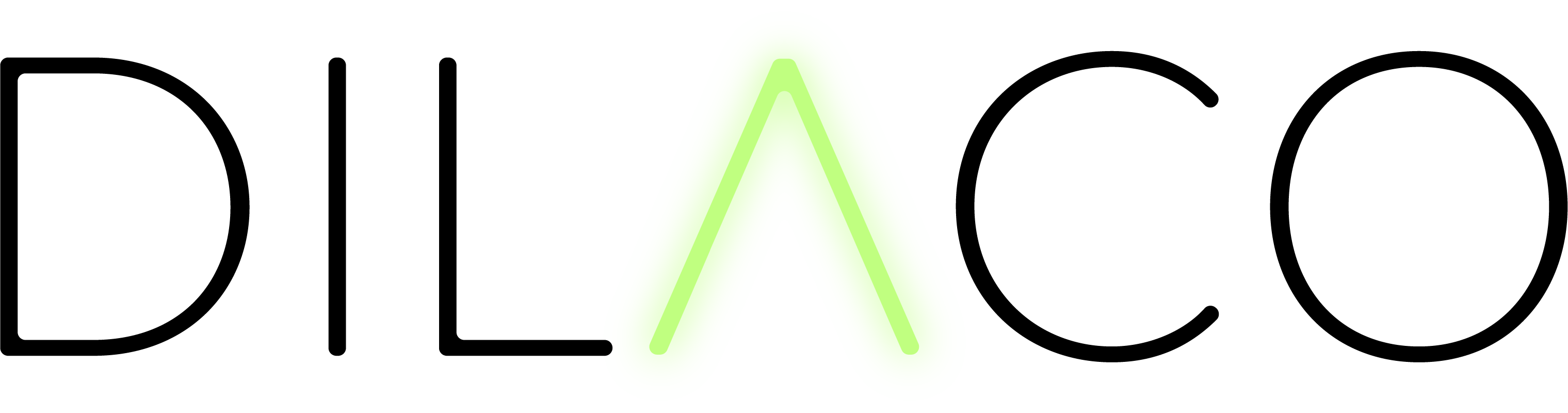 Dilaco logo - white background transparent