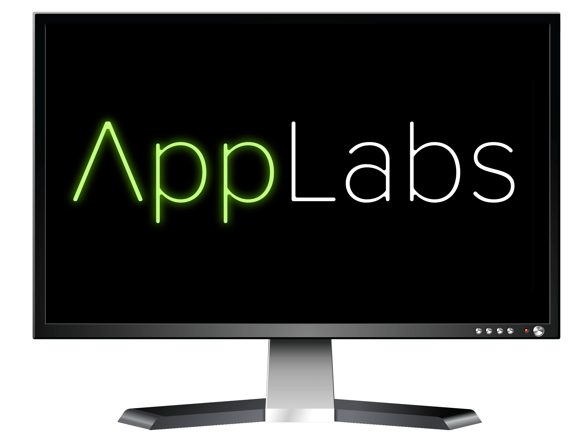 monitor-applabs-application-management.png The Application Management solutions AppLabs logo in a computer monitor